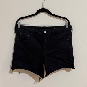 American Eagle Outfitters NE(X)T Level Stretch Black Denim Shorts